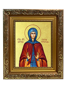 Икона "Елена", св. равноап. царица, с золочением поталью, 10017-УЛ