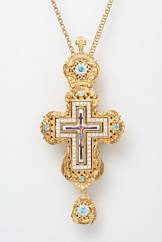 Крест наперсный №108 / золочение / серебро (УИН)