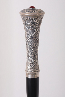 Посох №25 неразборный серебро чеканка (УИН)