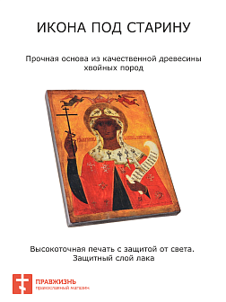 Икона ПАРАСКЕВА Пятница, Великомученица (ПОД СТАРИНУ)