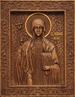 Икона резная Нина