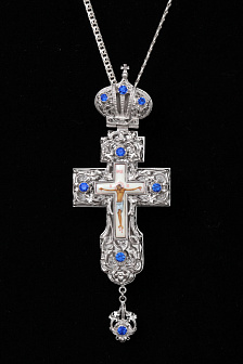 Крест наперсный №  34 /серебрение/