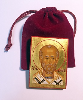 Дорожная икона Святитель Николай Чудотворец, архиепископ Мир Ликийских