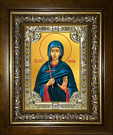 Икона София святая мученица в деревянном киоте