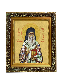 Образ святого Нектария (Кефаласа), митрополита Эгинского и Пентапольского, 09Н8