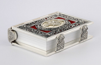 Евангелие требное / 140*180 / гальванопластика, ручная гравировка серебро (УИН)