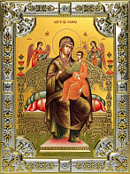 Икона Пресвятой Богородицы ВСЕЦАРИЦА (Пантанасса) (СЕРЕБРЯНАЯ РИЗА)
