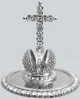 Крест на митру №1 / серебрение Крест на митру №1 / серебрение