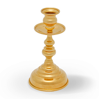 Подсвечник давленый №2 золочение Подсвечник давленый №2 золочение