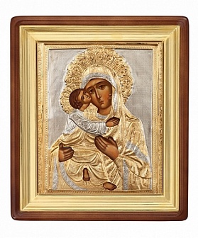 Икона Божией Матери Владимирская письмо оклад