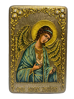 Икона ''Ангел-Хранитель'' ручная работа