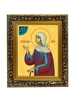 Образ святой Ксении Петербуржской, блаженной, Христа ради юродивой, 10К3