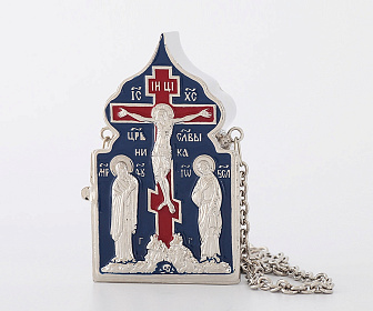 Дароносица №5 никель серебрение эмаль