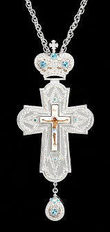 Крест наперсный № 96 /серебрение/