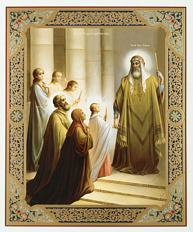 Икона на деревянном планшете 30х40 двойное тиснение, ДСП, ПВХ, Праздники №2 (к-т 13 шт) Праздники 2