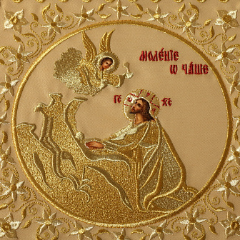 Воздух глазет вышивка а/м 5 л.потир живописные лики