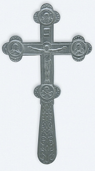 Крест водосвятный из никеля