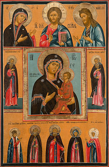 Икона Тихвинская икона Божией Матери
