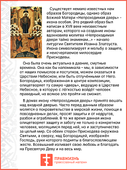 Флаг 229 Богородица Ты бо еси спасение рода христианского на красном 90х135 материал сетка для улицы