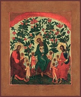 Икона "Иисус Христос благословляет детей"