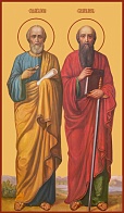 Святые Апостолы Петр и Павел, икона