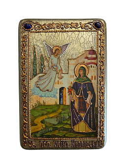 Икона ''Святая преподобная Ирина Каппадокийская (Хрисоволанта)''