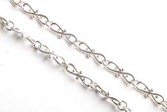 Цепь архиерейская литьевая №3 одинарная / золочение / серебро (УИН) Цепь архиерейская литьевая №3 одинарная / золочение / серебро (УИН)