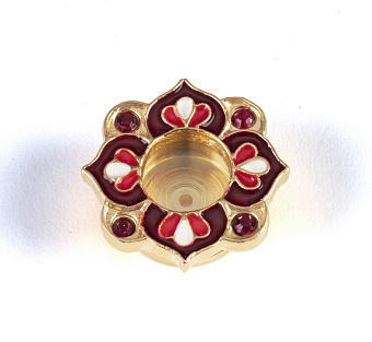 Мощевик для частиц святых мощей №15 золочение эмаль камни Мощевик для частиц святых мощей №15 золочение эмаль камни