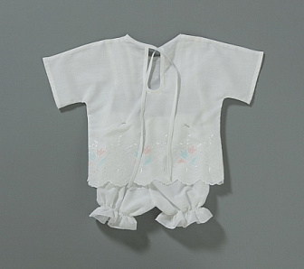 Крестильный комплект детский (рубашка + штанишки)