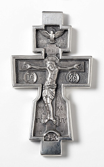 Крест наперсный параманный №1 серебро (УИН) Крест наперсный параманный №1 серебро (УИН)