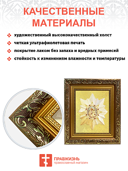 Икона Божией Матери "Избавительница от бед" с золочением поталью, 03И2-УЛ Икона Божией Матери "Избавительница от бед" с золочением поталью, 03И2-УЛ