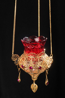 Лампада филигранная №4 / золочение