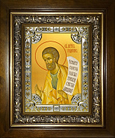 Икона Гедеон пророк в деревянном киоте