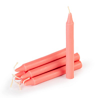 Свеча формовая Ханукальная (10см, D12), РОЗОВАЯ