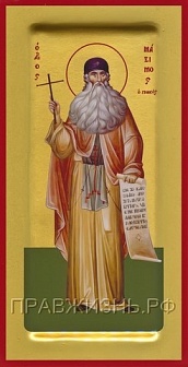 Икона МАКСИМ Грек, Преподобный (ЗОЛОЧЕНИЕ)