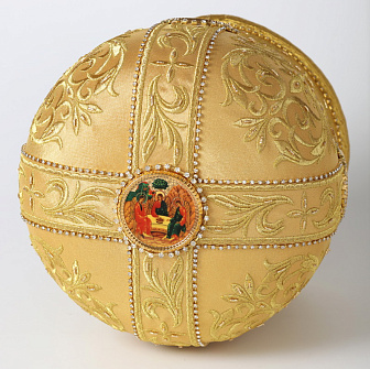 Митра №005 глазет вышивка а/м канитель, стр.дорожки, фоторамки в футляре