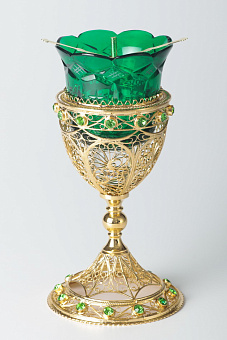 Лампада напрестольная филигранная / золочение Лампада напрестольная филигранная / золочение