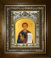 Икона освященная ''Фома апостол'', в деревяном киоте