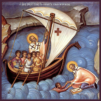 Икона Николая (Спасение на Водах)