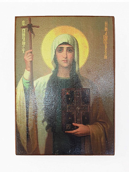 Икона под старину Святая Нина