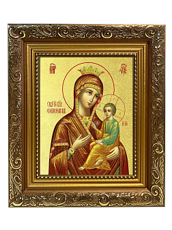 Икона Божией Матери "Скоропослушница" с золочением поталью, 03068-УЛ