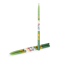 Свеча Иерусалимская Большая (26см, 4ч, 1шт), ЗЕЛЁНАЯ