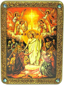 Икона ''Воскресение Христово'' из дуба