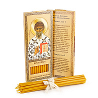 Свечи для дома №80 (12шт, 18см, 1ч), Спиридон Тримифунтский