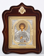 Икона ПАНТЕЛЕИМОН Целитель, Великомученик (РИЗА,КИОТ)