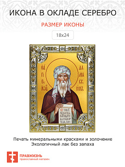 Икона Иоанн Дамаскин