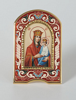 Икона именная №2 гальванопластика, эмаль, живопись / золочение