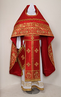 Облачение иерейское №06 глазет вышивка а/м
