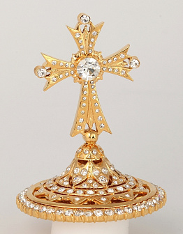 Крест на митру №12 / золочение