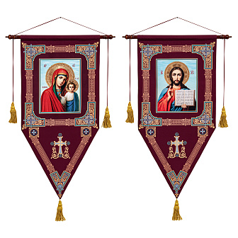 Хоругви сублимационная печать (пара)